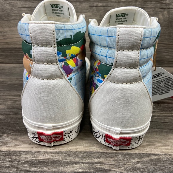 New Vans Sk8-Hi Reissue Save Our Planet Shoes - Picture 7 of 10